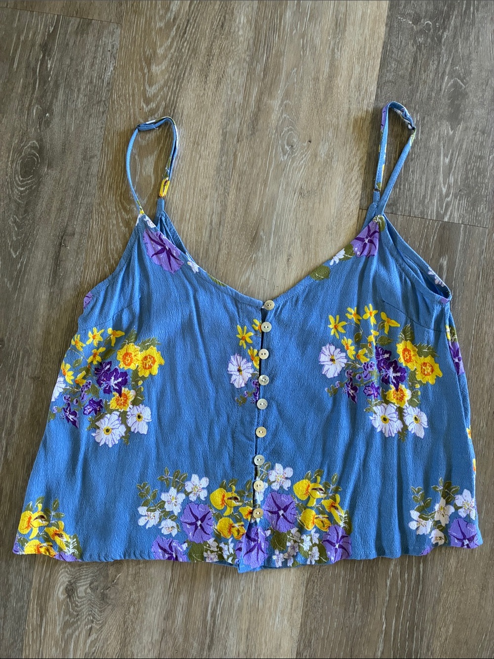 Alohiwai Wildflowers Flowy Crop Top